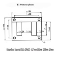 Transform iron sheet EI 240 made by transformer core cutting machine